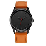 Men's Leather Reloj Military Sport Watch
