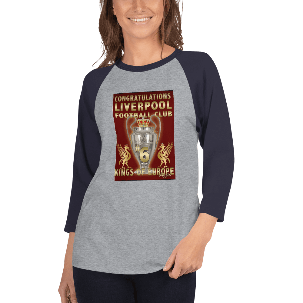 Liverpool 2019 Trophy Women 3/4 sleeve raglan shirt