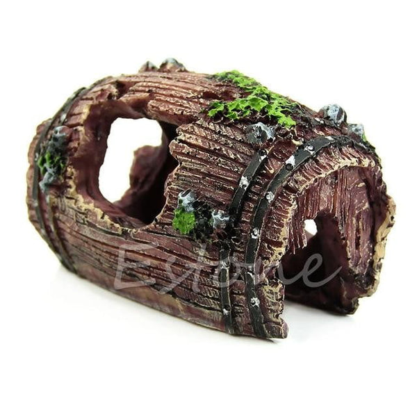 Artificial Barrel Resin Landscap Decoration Cave