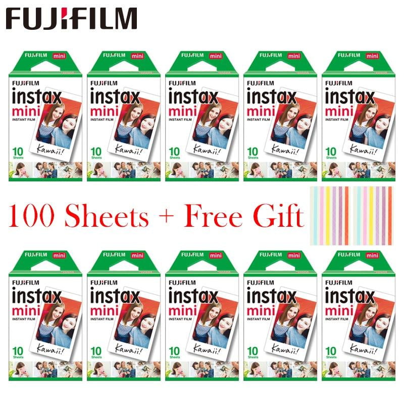 Fujifilm White Film Photo Papers Instax Mini Cameras (20-100sheets)