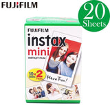 Fujifilm White Film Photo Papers Instax Mini Cameras (20-100sheets)